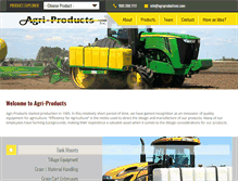 Tablet Screenshot of agriproductsinc.com